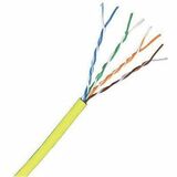 COMPREHENSIVE Comprehensive Cat 5e 350MHz Solid Yellow Bulk Cable 1000ft