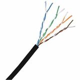 COMPREHENSIVE Comprehensive Cat 6 550 MHz UTP Stranded Black Bulk Cable 1000ft