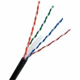 COMPREHENSIVE Comprehensive Cat 6 550 MHz UTP Solid Black Bulk Cable 1000ft