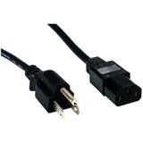 COMPREHENSIVE Comprehensive Standard PC Power Cord, Black, 25ft