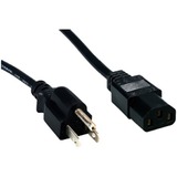 COMPREHENSIVE Comprehensive Standard PC Power Cord, Black, 6ft