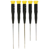 General Tools 700 700 - 5-PC UltraTech Precision Screwdriver Set - Slotted & Phillips
