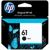 HP No 61 Ink Cartridge - Black - CZ073FN140