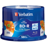 VERBATIM Verbatim Blu-ray Recordable Media - BD-R - 6x - 25 GB - 50 Pack Spindle