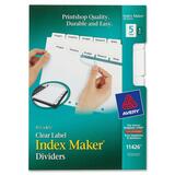 Avery Index Maker Clear Label Divider AVE11426