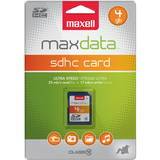 MAXELL Maxell 501301 4 GB Secure Digital High Capacity (SDHC) - 1 Card/1 Pack