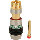 Monster Cable QuickLock QL M1000 RG-10 Audio/Video Connector - 10 Pack - 1 x RCA Male