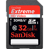 SanDisk Extreme 32 GB Secure Digital High Capacity (SDHC) - 1 Card - SDSDX032GX46