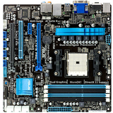 Asus F1A75-M PRO/CSM Desktop Motherboard - AMD - Socket FM1 - F1A75MPROCSM