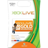 XBOX 360 LIVE 12MO GOLD CARD