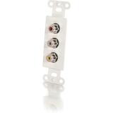 Cables To Go Classic Audio/Video Faceplate Insert - 41011