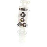 Cables To Go Classic Audio/Video Faceplate Insert - 41025