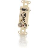 C2G Classic Audio/Video Faceplate Insert 41026