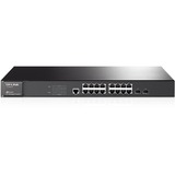 TP-LINK USA CORPORATION TP-LINK TL-SG3216 16-port Pure-Gigabit L2 Managed Switch, 16 10/100/1000Mbps ports , 2 combo SFP slots