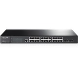 TP-LINK USA CORPORATION TP-LINK TL-SG3424 24-port Pure-Gigabit L2 Managed Switch, 24 10/100/1000Mbps ports with 4 combo SFP slots