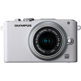 Olympus PEN E-PL3 12.3 Megapixel Mirrorless Camera (Body with Lens Kit) - 14 mm - 42 mm - White V205031WU000