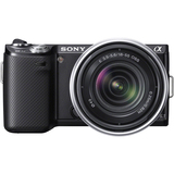 Sony alpha NEX-5N 16.1 Megapixel Mirrorless Camera (Body with Lens Kit) - 18 mm - 55 mm - Black NEX5NKB