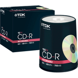 TDK Life on Record 48555-KIT CD Recordable Media - CD-R - 52x - 700 MB - 100 Pack Cake Box