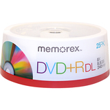 IMATION Memorex 05712-KIT DVD Recordable Media - DVD+R DL - 8x - 8.50 GB - 25 Pack Spindle