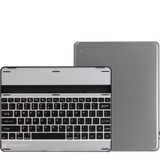 Hip Street Keyboard/Cover Case for iPad - Silver - HSIPAD2KBCS
