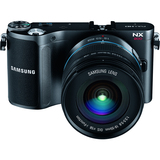 Samsung NX200 20.3 Megapixel 3D Mirrorless Camera (Body with Lens Kit) - 18 mm - 55 mm - Bla