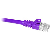 CP TECHNOLOGIES ClearLinks 3FT Cat5E 350MHZ Purple Molded Snagless Patch Cable