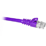 CP TECHNOLOGIES ClearLinks 5FT Cat5E 350MHZ Purple Molded Snagless Patch Cable