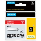 DYMO CORPORATION Dymo White on Red Color Coded Label