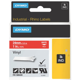 DYMO CORPORATION Dymo White on Red Color Coded Label