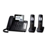 PANASONIC Panasonic DECT 6.0 1.90 GHz Cordless Phone - Black