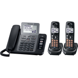 PANASONIC Panasonic KX-TG9472B DECT 6.0 1.90 GHz Cordless Phone - Black