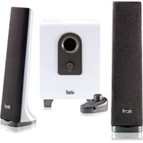 Hercules 2.1 40 Slim 2.1 Speaker System - 32 W RMS/64 W PMPO - White