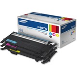 SAMSUNG Samsung CLT-P407A Toner Cartridge - Yellow, Magenta, Cyan