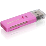 Iogear Susan G. Komen GFR204SDP USB 2.0 Flash Card Reader/Writer