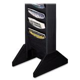 Buddy Literature Wall Racks Single Wood Base BDY6174