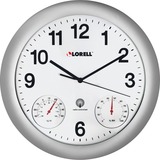 Lorell Analog Temperature/Humidity Wall Clock LLR61000