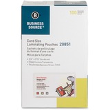 Business Source Credit Card Laminating Pouch BSN20851