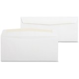 Business Source White Wove Side-Seam Business Envelope