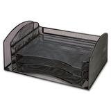 Lorell Vertical Mesh Desktop Organizer with Drawer