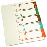 SJ Paper Side Tab TOC Divider SJPS05175