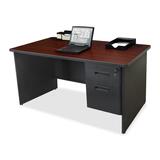 Lorell 67000 Series Single Pedestal Desk - 67782