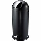 Genuine Joe Round-Top Pedal Receptacle Bin - 58890