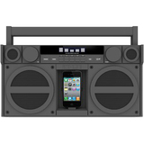 iHome iP4 Speaker System - Gray - IP4GZC