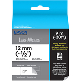 EPSON Epson Strong Adhesive Label Cartridge Label Tape Black on White