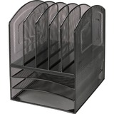 Lorell Mesh Horizontal Vertical Desktop Organizer - 95255