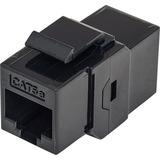 INTELLINET NETWORKING Intellinet Cat5e UTP Inline Coupler, Keystone Type, Black