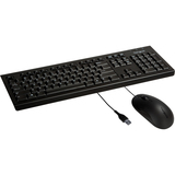 TARGUS Targus Corporate Keyboard + 3-Button USB Full-Size Optical Mouse Bundle - 10 Pack