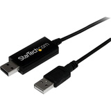 STARTECH.COM StarTech.com 2 Port USB KM Switch - USB Keyboard and Mouse Switch with File Transfer