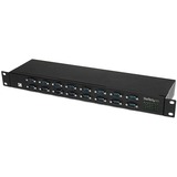 STARTECH.COM StarTech.com 16 Port Rackmount FTDI USB to Serial COM Adapter Hub - RS232 Multiplexer