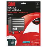 3M Durable Identification Label MMM3800F